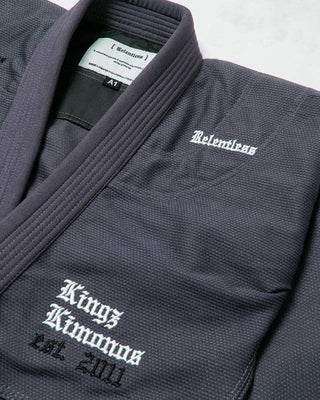 BJJ Gi Kingz Relentless Grigio