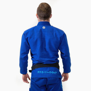 BJJ Gi Tatami Fightwear Estilo Black Label blu-grigio