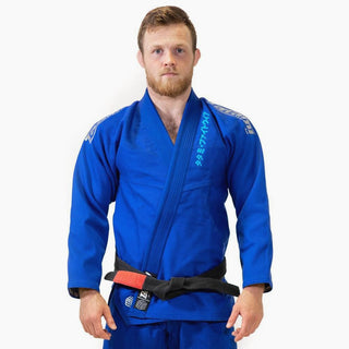 BJJ Gi Tatami Fightwear Estilo Black Label blu-grigio