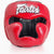 Casco Fairtex Diagonal Vision Sparring HG13 Rosso