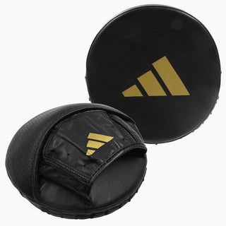 Boxpratzen Adidas Profi-Scheibe Schwarz-Gold