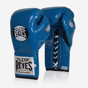 Guantoni Cleto Reyes Safetec CB4 Blu-nero con lacci-Combat Arena