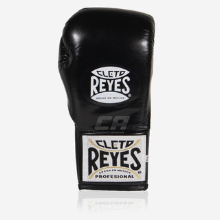 Guantoni Cleto Reyes Safetec CB4 Nero-argento con lacci-Combat Arena