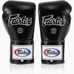 Guantoni Fairtex Pro Competition BGL6 Nero con lacci