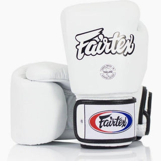 Guantoni Muay Thai Fairtex BGV1 Bianco