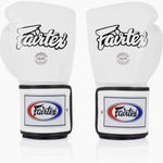 Guantoni Muay Thai Fairtex BGV5 Super Sparring Bianco