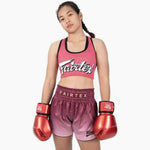 Guantoni Muay Thai Fairtex Metallic BGV22 Rosso