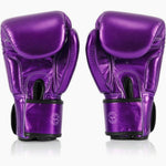 Guantoni Muay Thai Fairtex Metallic BGV22 Viola