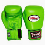 Muay Thai Handschuhe Twins Special BGVL3 Limette