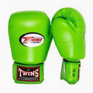 Muay Thai Handschuhe Twins Special BGVL3 Limette