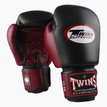 Muay Thai Handschuhe Twins Special BGVL3 Burgunder-schwarz