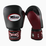 Muay Thai Handschuhe Twins Special BGVL3 Burgunder-schwarz