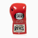 Boxhandschuhe Cleto Reyes Professionelle CB2 Rot-Schwarz mit Schnürsenkeln 