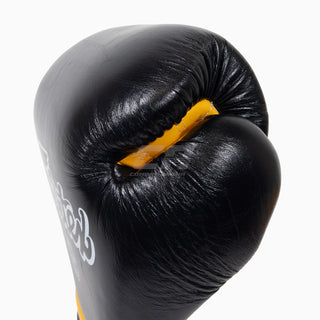 Boxhandschuhe Fairtex Mexikanischer Stil BGV9 Schwarz-Gelb