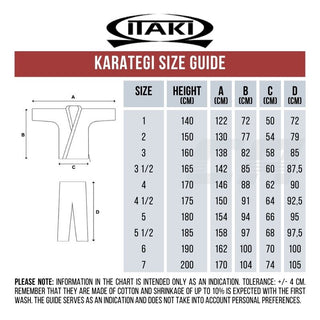 Karateanzug Itaki Shodan Kata Art. 52KN