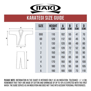 Karateanzug Itaki Ausbildung Art. 45A Weiß