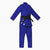 Blauer Judogi Adidas J730 Champion III IJF gold gestreift