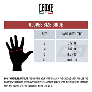 MMA-Handschuhe Leone Fahne 7 oz GP122 mit Daumen