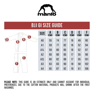 BJJ Gi Manto Basis 2.0