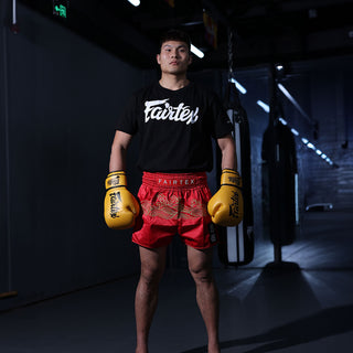 Kick-Thai Shorts Fairtex BS1910 Goldener Fluss