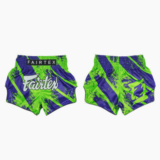 Pantaloncini kick-thai Fairtex BS1928 Street King Verde-Combat Arena