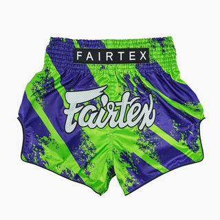 Pantaloncini kick-thai Fairtex BS1928 Street King Verde-Combat Arena