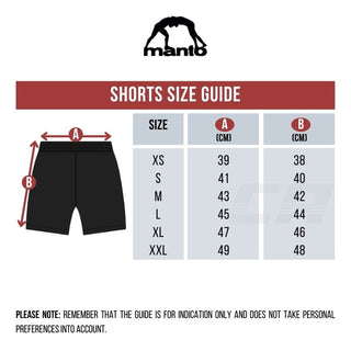 MMA Shorts Manto Debza Schwarz