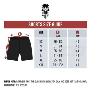 MMA Shorts Pride or Die No Training