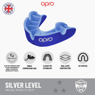 Paradenti Opro Silver Self-Fit-Combat Arena