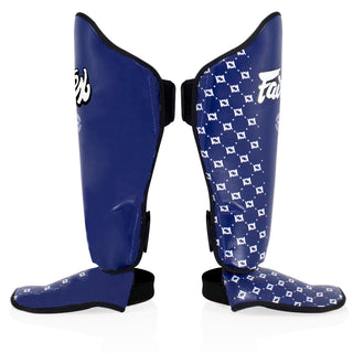 Schienbeinschoner Fairtex Competition SP5 mit Fußschützern Blau