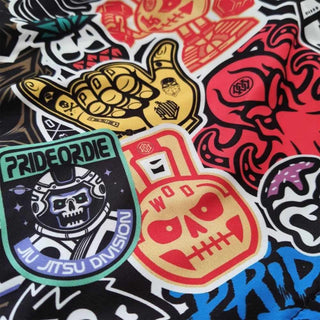 Rashguard Pride or Die Stickers