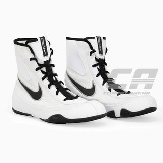 Scarpe da Boxe Nike Machomai Bianco-Nero-Combat Arena