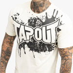 T-shirt Tapout Splashed Beige