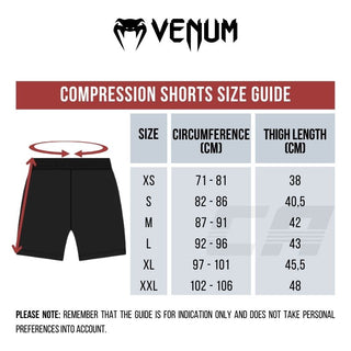 Shorts Kompression Venum G-Fit Schwarz-Gold