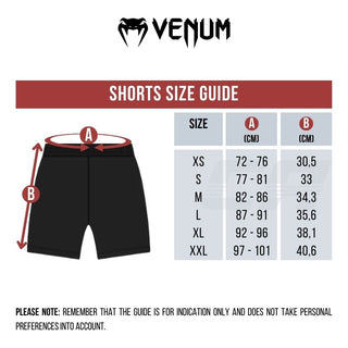 Kick-Thai Shorts Venum Inferno Schwarz-Gold-Rot