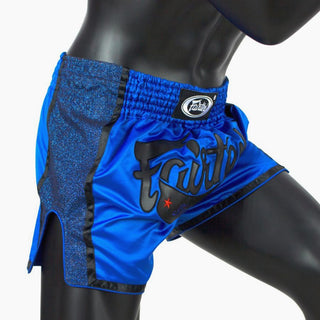 Pantaloncini kick-thai Fairtex BS1702 Blu-Combat Arena