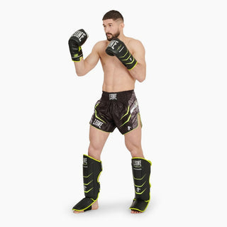 Pantaloncini kick-thai Leone Revo Fluo AB964F-Combat Arena