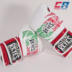 Boxhandschuhe Cleto Reyes Sparring CE6 Weiß-Rot Mexikanisch