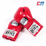 Boxhandschuhe Cleto Reyes Professionelle CB2 Rot-Schwarz mit Schnürsenkeln 